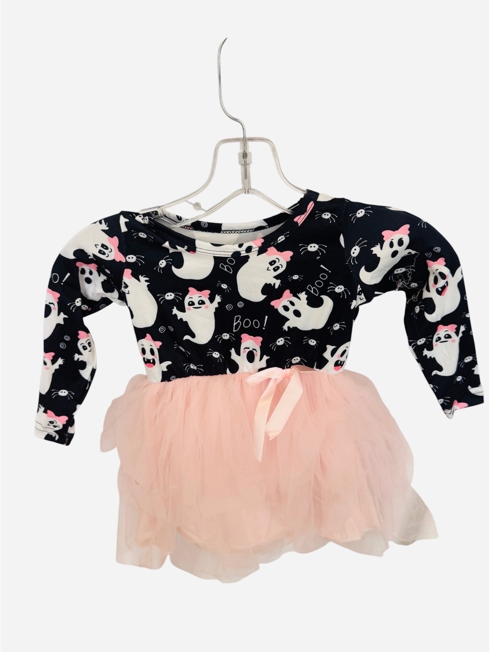 1243 NWOT Girls Toddler 3T Halloween Ghost Print Tutu Dress A0001243